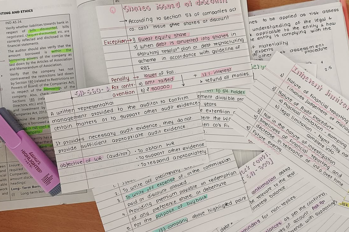 Mastering the Art of Studying: Flash Cards and Study Plan