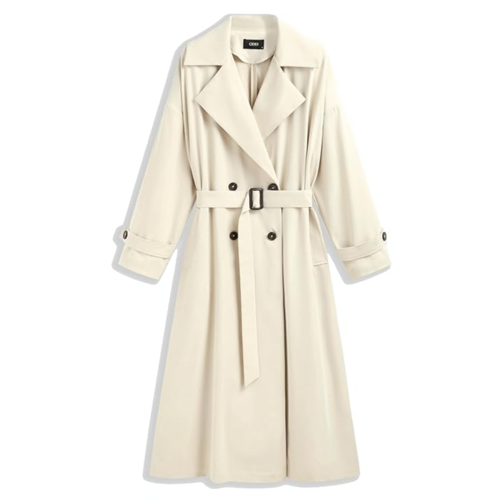 Structured White Coat that fits the clean girl aesthetic.