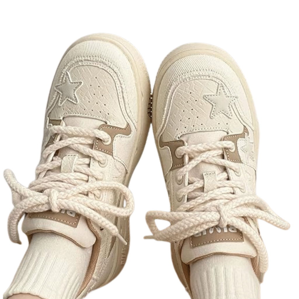 Chunky Sneakers that fit the Downtown Girl Aesthetic perfectly.
