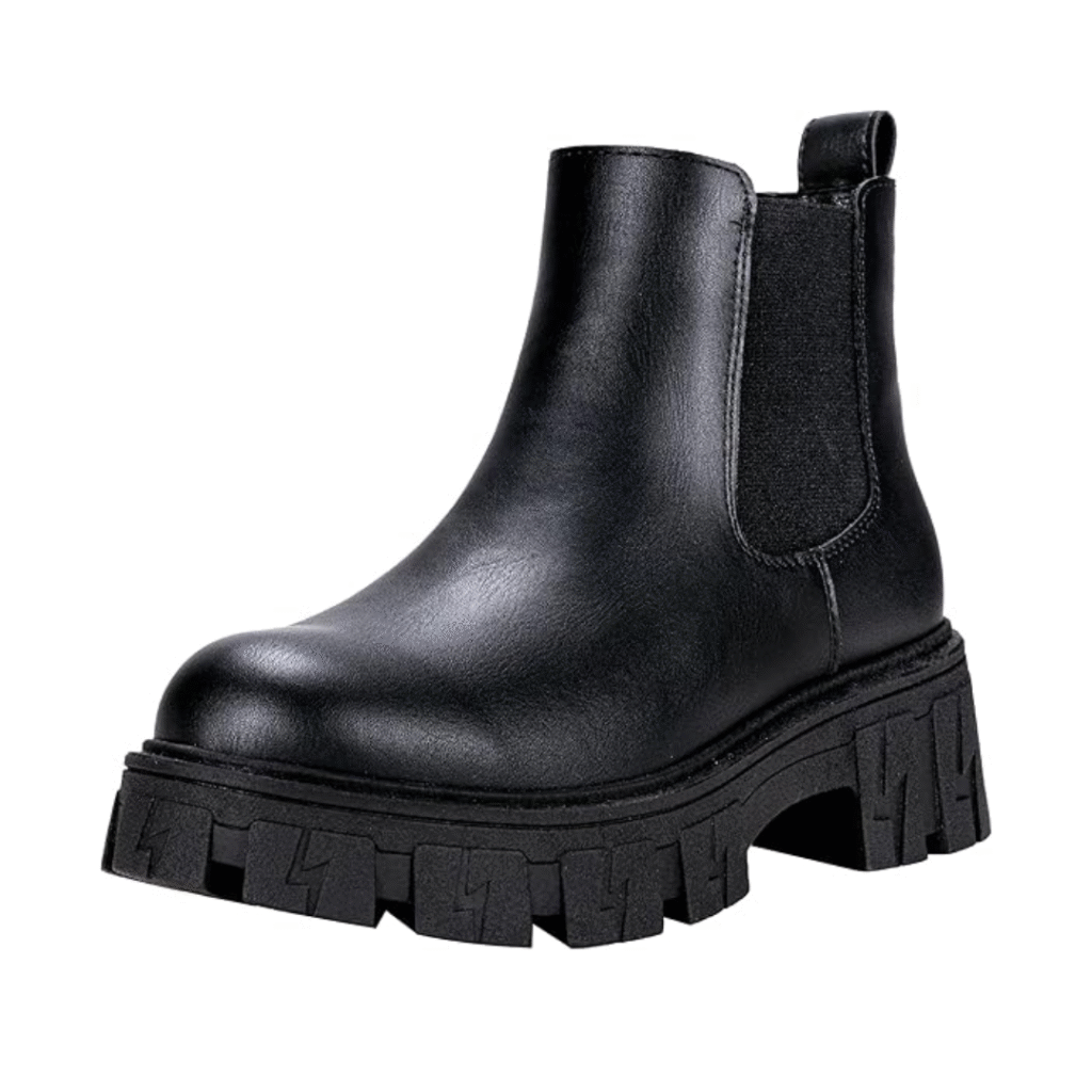 Jeossy Women’s 9620 Chelsea combat boots – classic grunge footwear with edgy 90s style