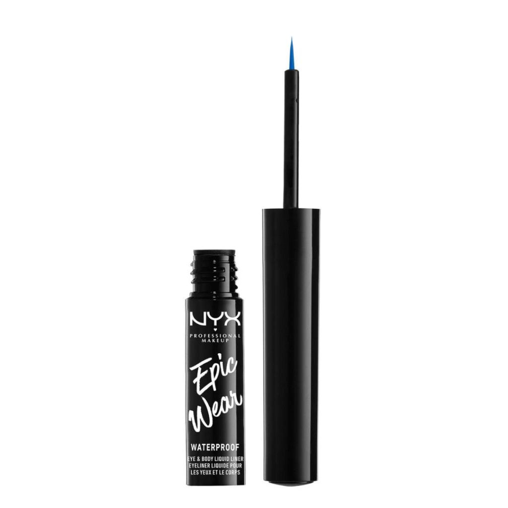NYX Epic Wear Liner Stick used to create smudged eyeliner for grunge makeup looks.