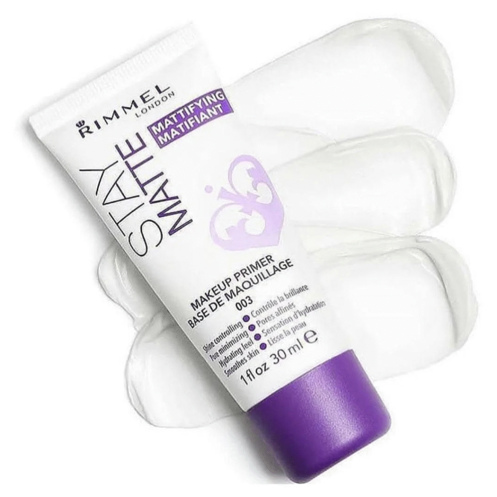 Rimmel Stay Matte Primer for smooth grunge makeup looks.