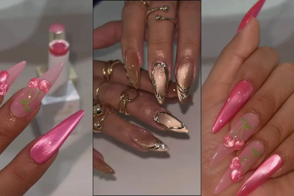 The Chicest Cat Eye Nail Colors for 2025
