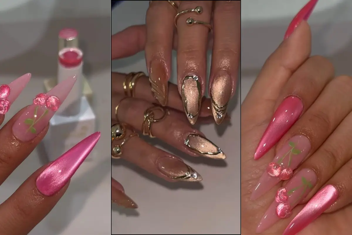 The Chicest Cat Eye Nail Colors for 2025