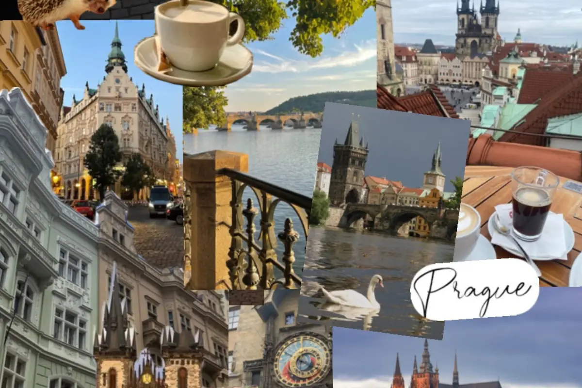 Collage of landmarks, streets, and attractions capturing the best experiences and adventures for your Trip to Prague.