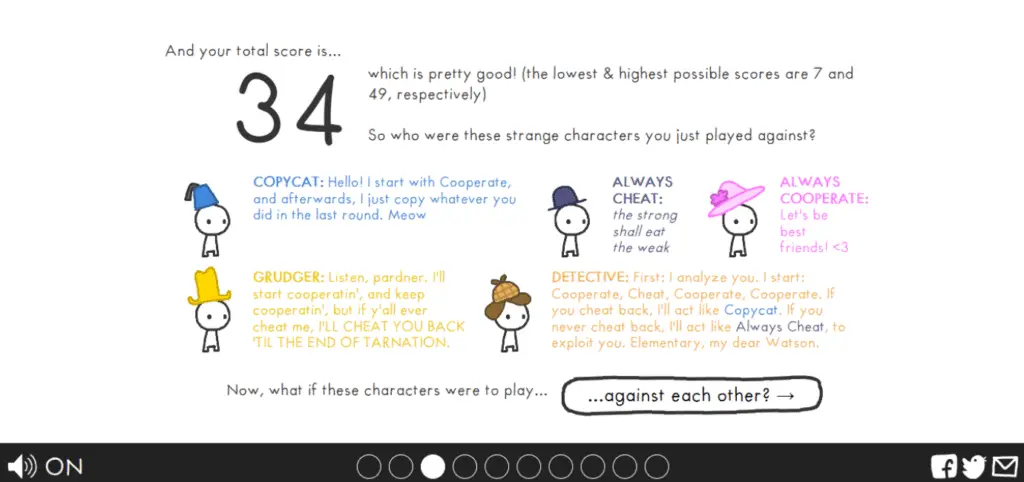 A computer screen displaying Ncase.me, offering interactive web experiments and games designed to cure boredom and engage users with creative challenges.