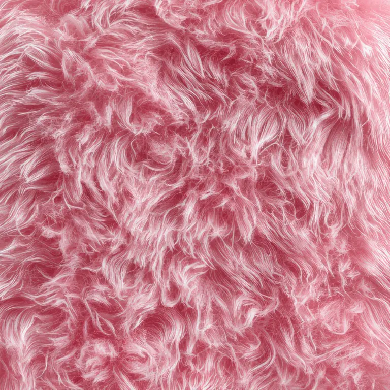 Soft fluffy texture showing the cozy, playful elements of Y2K style.